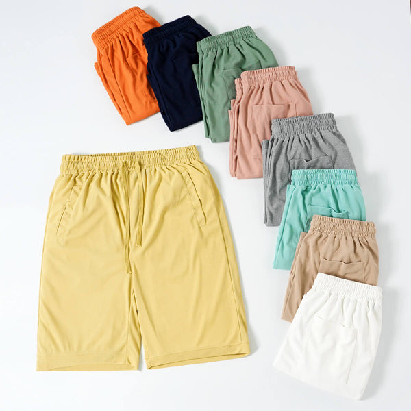 Macaron Color Waffle Casual 5/10 Pants：for wholesale