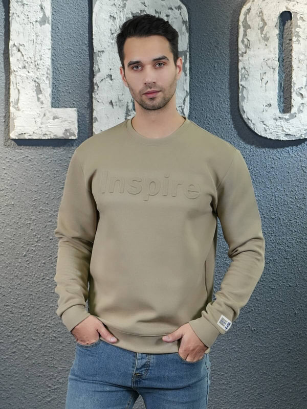 Embossed Pullover Sweatshirt：for wholesale