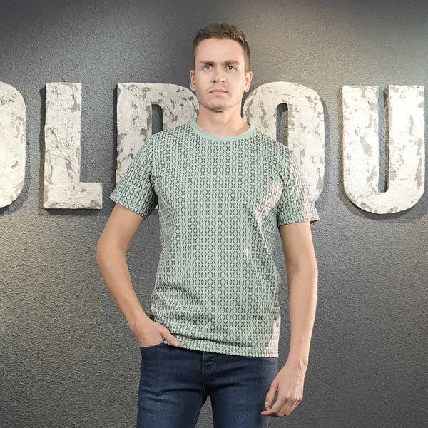 Full-printed short-sleeved T-shirt：for wholesale