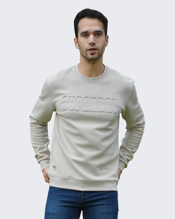 Embossed Pullover Sweatshirt：for wholesale