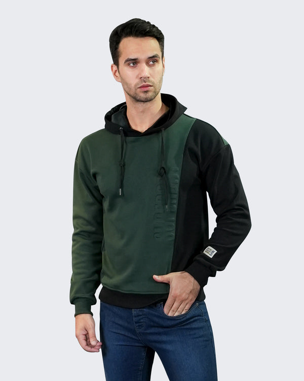 colorblocked hooded sweatshirt：for wholesale